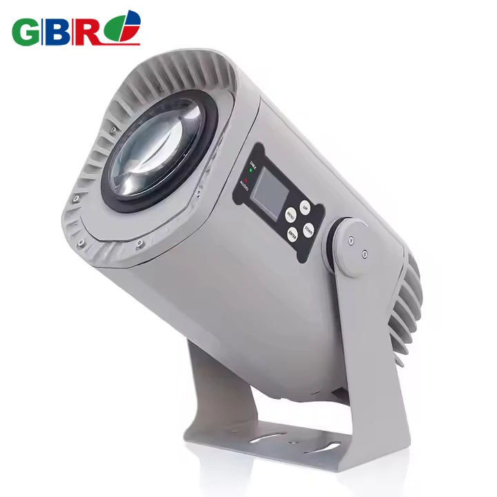 Factory Wholesale Advertising Gobo Projector Logo Lights Outdoor Dmx 512 200W Led Zoom Gobo Light