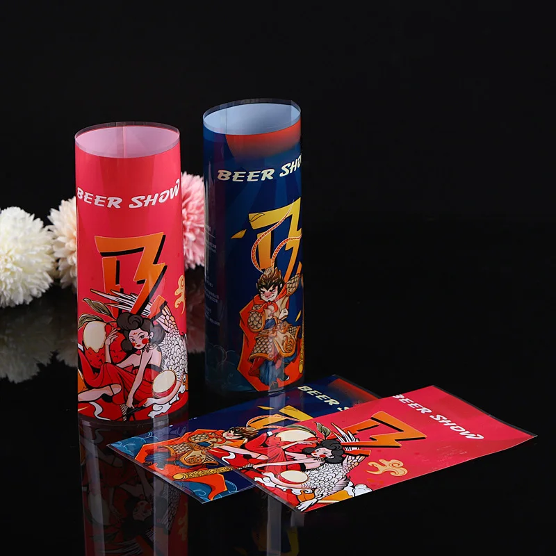 Custom Digital Printed Shrink Sleeve Aluminum Soda Beverage Can Packing Custom Beer Aluminum Cans Packaging Shrink Cans Label