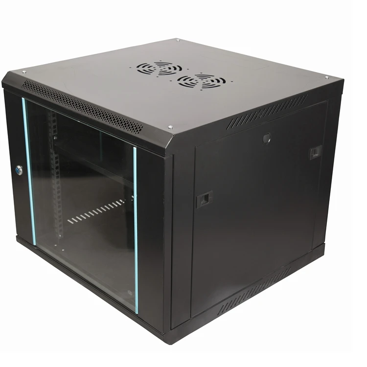 Network Wall Cabinet 9u Server Motherboard Rack Server Rack Shelf Selling 19 Inches Toughened Glass Door or Mesh Door CN;HEB OEM