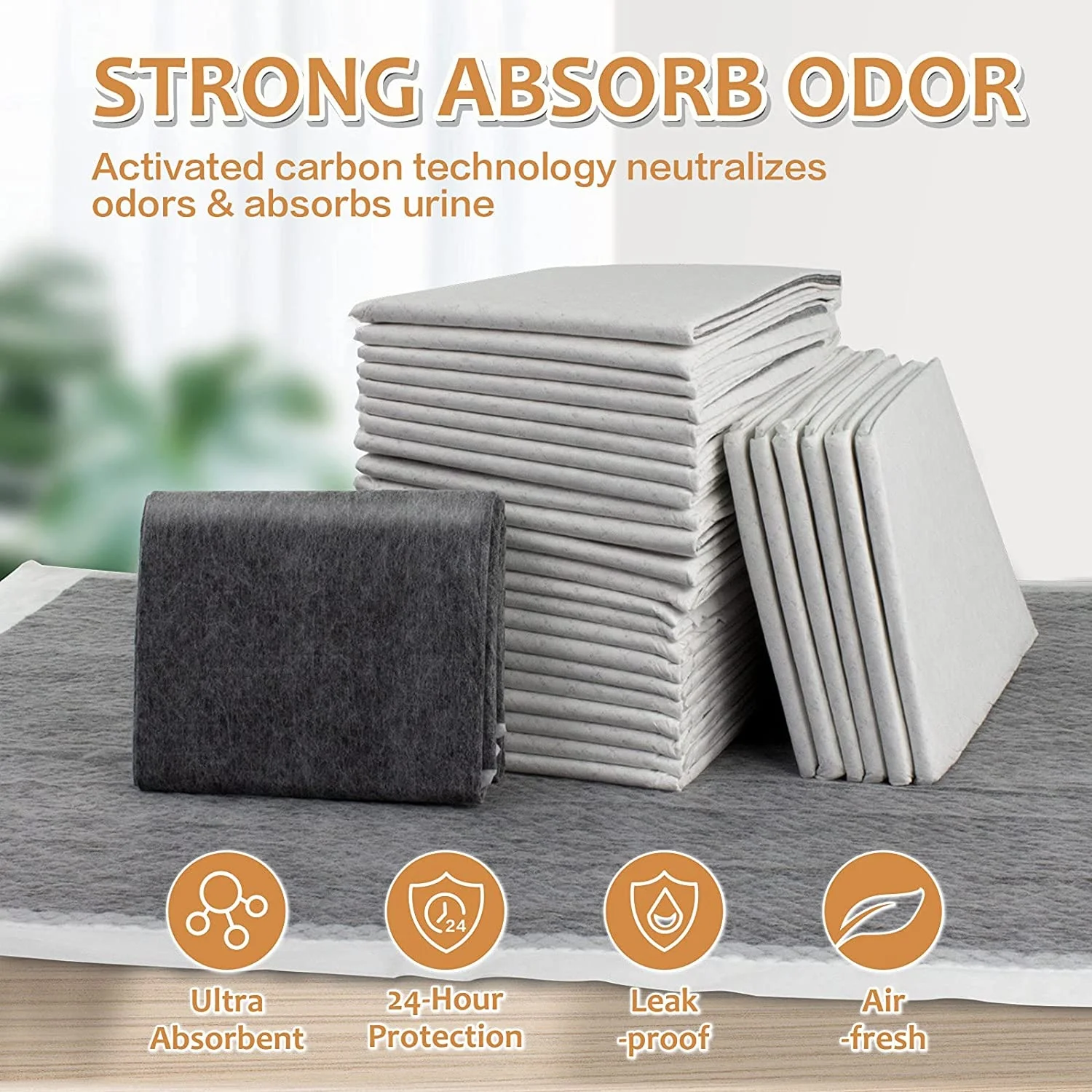 Bamboo Leak Proof 5 Layer Extra Large Super Absorbent Training Disposable Wholesale Pet Dog And Puppy Pee Pads