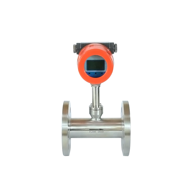Thermal Compressed Air Mass Gas Flow Meter Flange Connection Argon Flowmeter