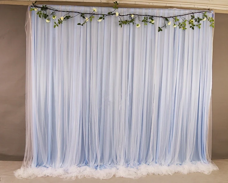 Elegant Wedding Backdrop Curtain Drape Wedding Supplies Curtain Drapes Background For Party Event