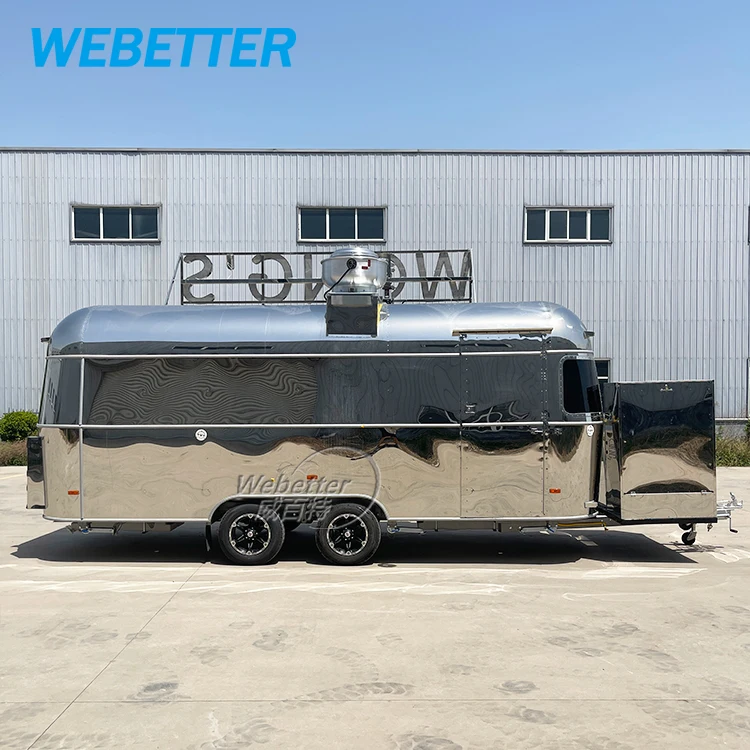 WEBETTER Bakery Food Trailer Mobile Snack Hot Dog Cart Outdoor Catering Trailer Fully Equipped Multifunction Food Truck For Sale