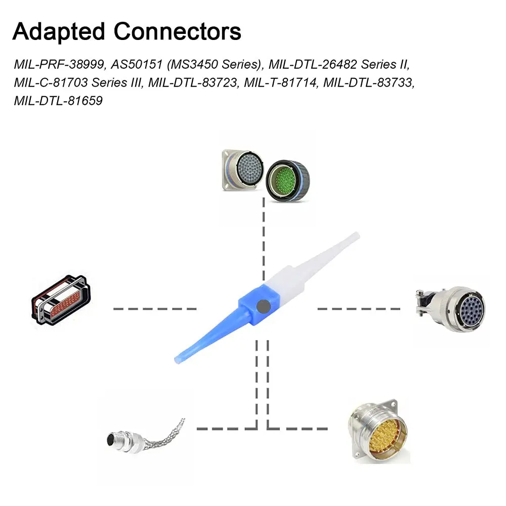 JRready M81969 14 03 16 Solid Barrel Contact Installing Removal Tool for Electrical Connectors in Wiring Interconnect (25pcs)