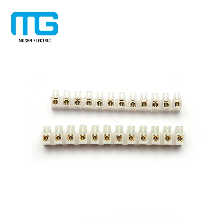 Электрический провод к мини Din Rail разъем Клеммная колодка с винтовым зажимом