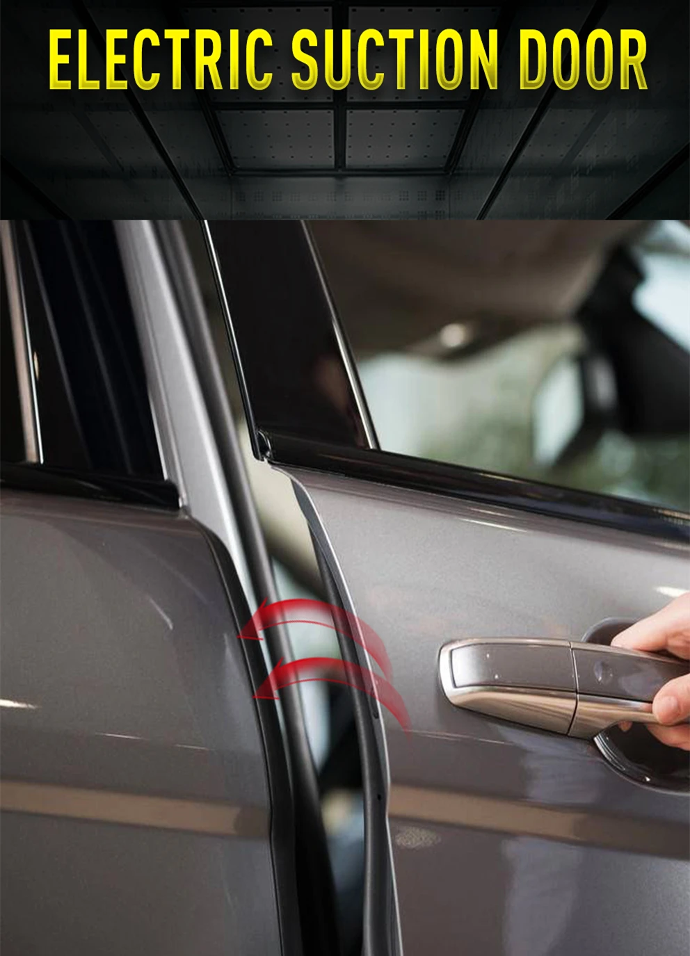 high performance car spare parts softly door closing system automatic magnetic suction door lock for NIO