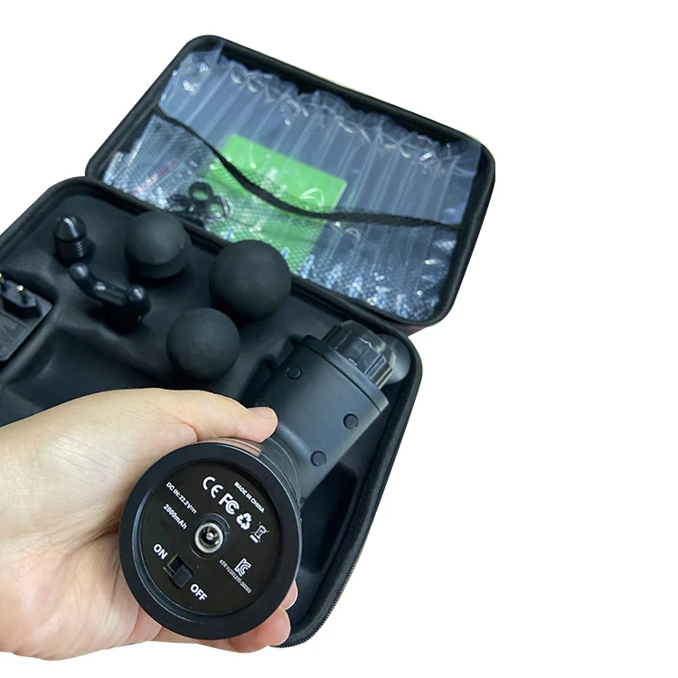 Пистолет для массажа тела с фирменной торговой маркой, беспроводной мини-пистолет для глубокого снятия давления, Электрический аппаратный пистолет для массажа мышц