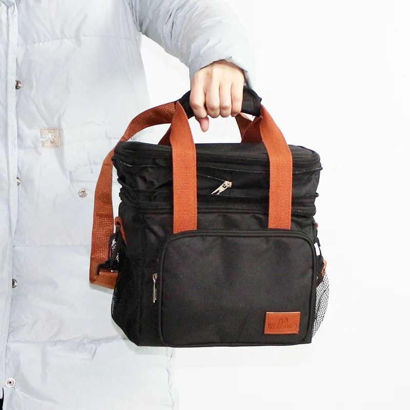 Large Insulated Meal Prep 15L Lunch Cooler Box bags for Adults, Women Men Office Thermal Fashion Waterproof New Style 2023/