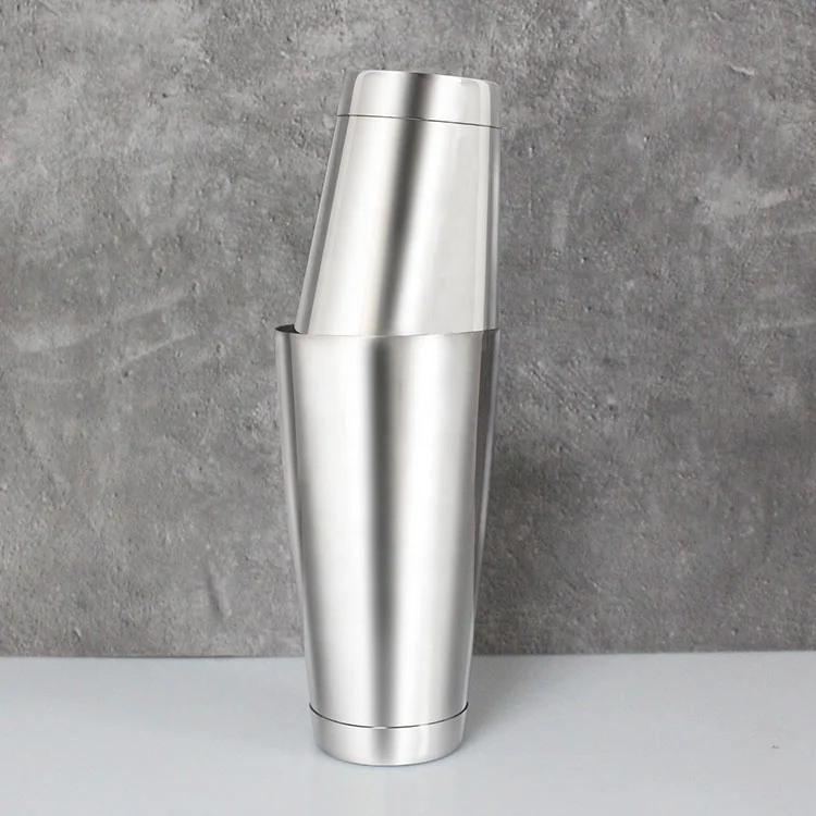 Professional Barware Stainless Steel 2-piece Set Cocktail Boston Shaker