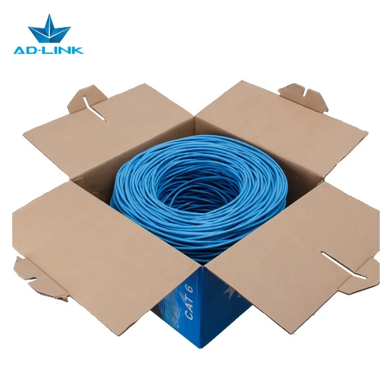 Manufacturer High-quality  Category 6 Unshielded Twisted Pairs  Network Cable Cat6-indoor-utp Cca