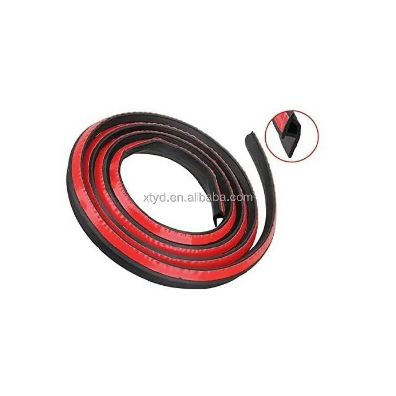 P Shape Oil Car Sunroof Adhesive Rubber Seal Strip