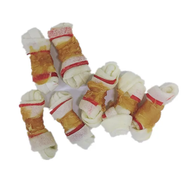 Custom 2.5 inch dog chew treats rawhide dog bones Molars sticks