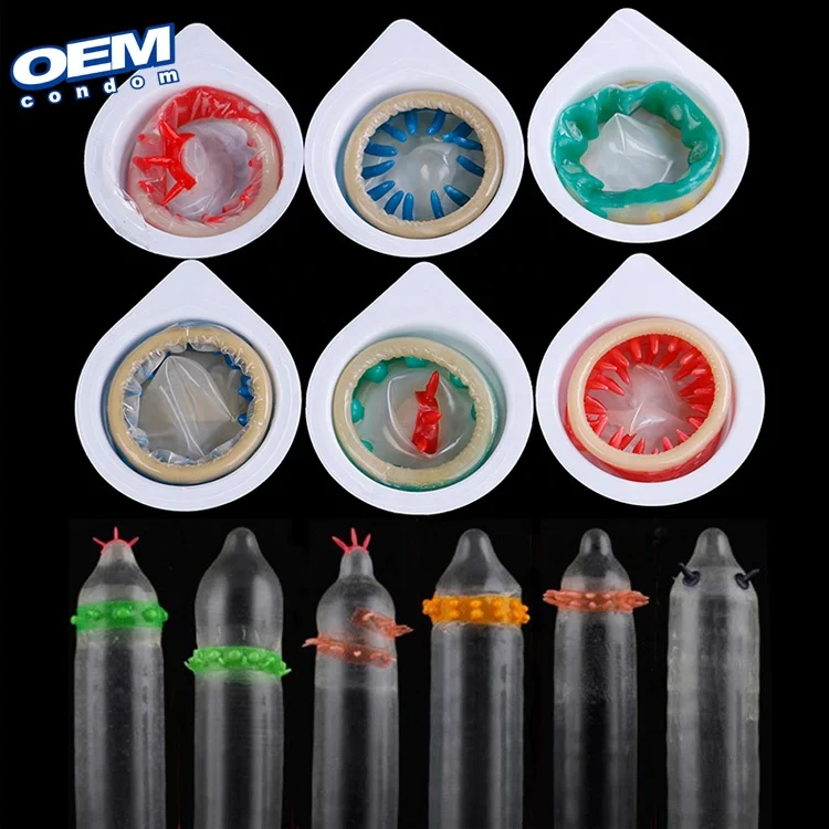 Novelty Condom with spikes rubber thorns for best stimulation for female