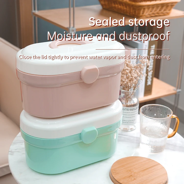 Household Travel Plastic Storage Container First Aid Kit Medical Box Medicine Chest Portable Plastic Pill Storage Box