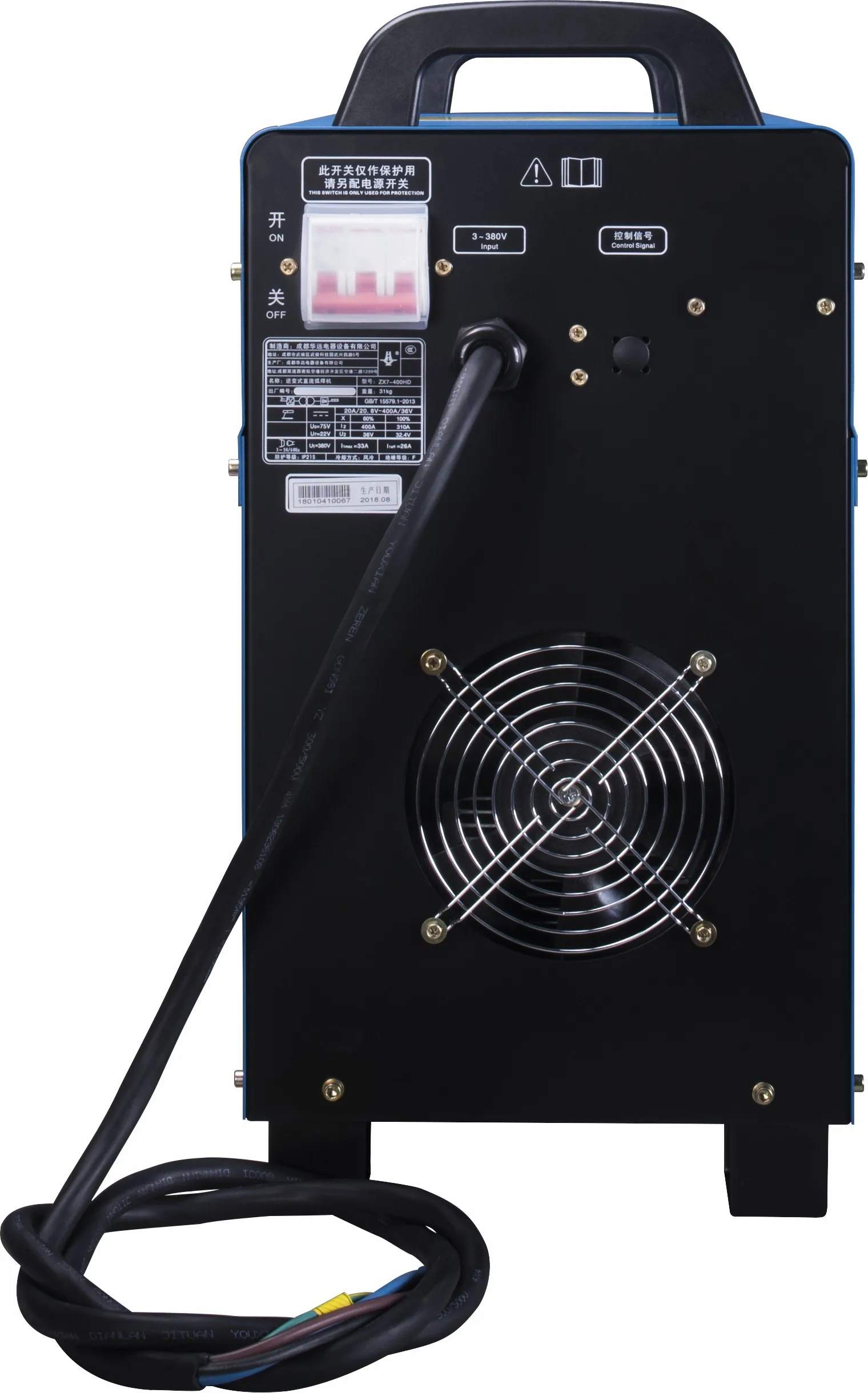 China ZX7-400/500/630 SMAW Welding Machine Inverter Arc Hand welding machine