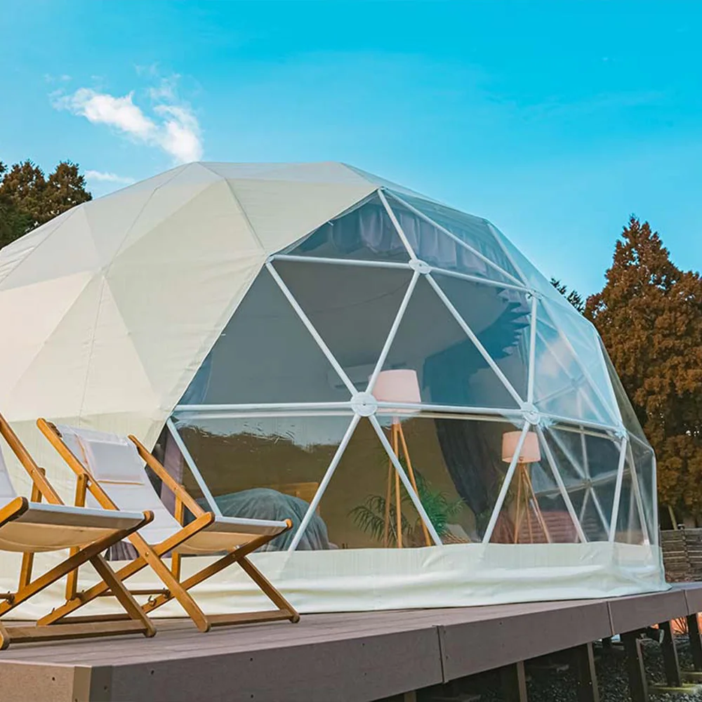 4x4 M 5x5m 10x10m Glamping Tent Dome Tent For Event Trade Show Outdoor Pagoda