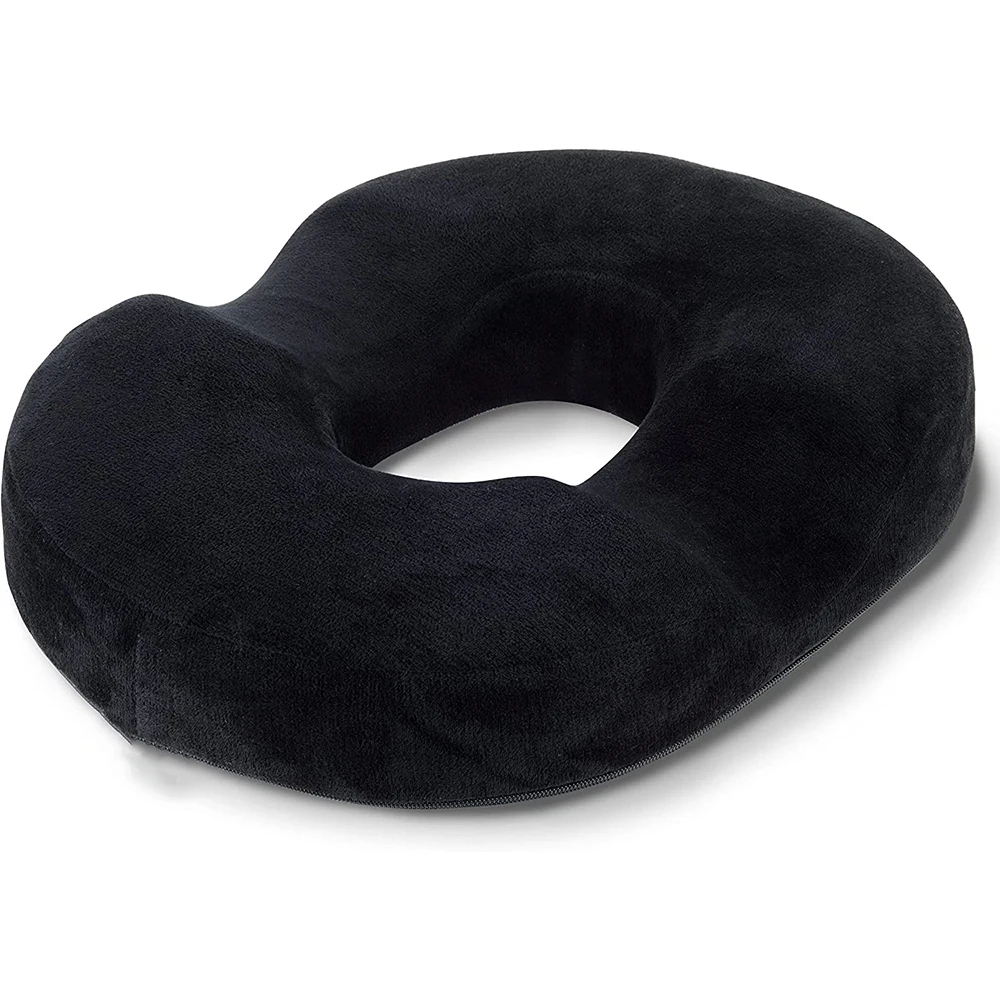 Professional Office Car Seat Orthopedic Memory Foam Tailbone Hemorrhoid Seat Cushion Comfortable Circle Seat Cushion Pillow