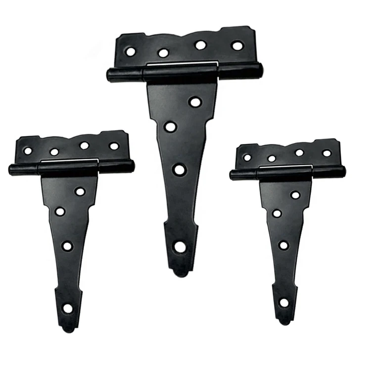 Wholesale 6 inch Strap Hinges Shed Door Hinges Heavy Duty Rustproof Classic Antique Gate T Hinges Gate Hardware