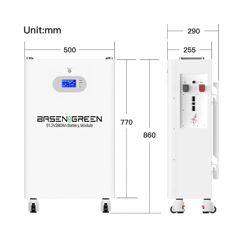 Basen Lifepo4 Battery 48v 51.2V 230Ah 300Ah 5KWh 10KWh 14.3KWh 15.3KWh Lithium Ion Batteries Backup Power or Solar Power System