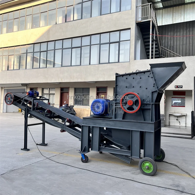 Factory direct sales large caliber box crusher rock ore square box crusher