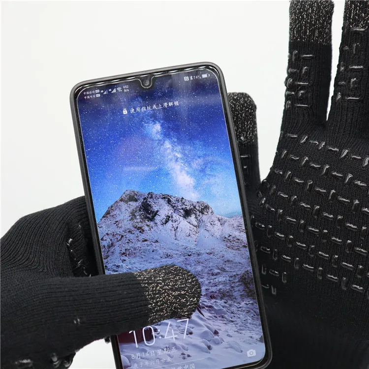 Anti Slip Touchscreen Waterproof Gloves Running Sports Racing Windproof Cycling Gloves Winter Touchscreen Glove
