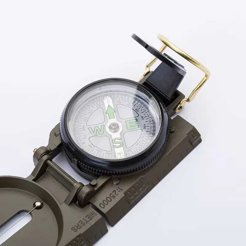 Waterproof High Precision Compass Outdoor Gadget Sports Hiking Mountaineering Professional Camping Tour ABS Sight
