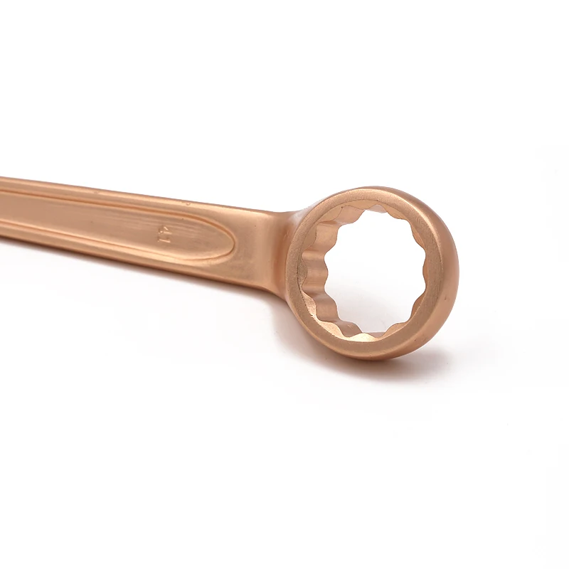 WEDO ATEX Non-Sparking Single Box Offset Wrench Aluminium Bronze or Beryllium Copper BAM/FM/GS/ISO/OHSAS Certificate