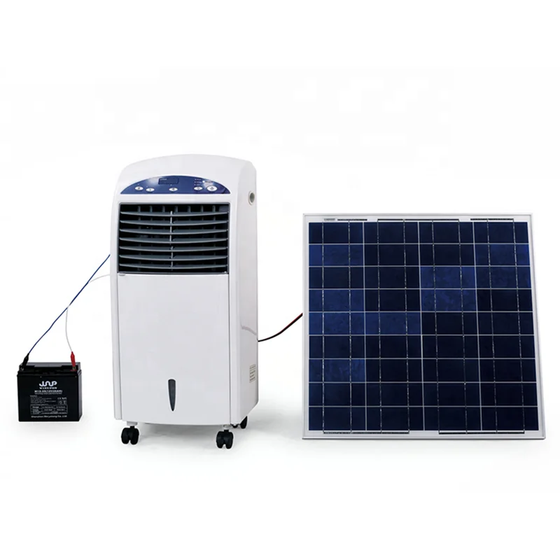 30W Portable Rechargeable Air Cooler Home Small Evaporative Cooler Plug in Play Solar Air Cooler