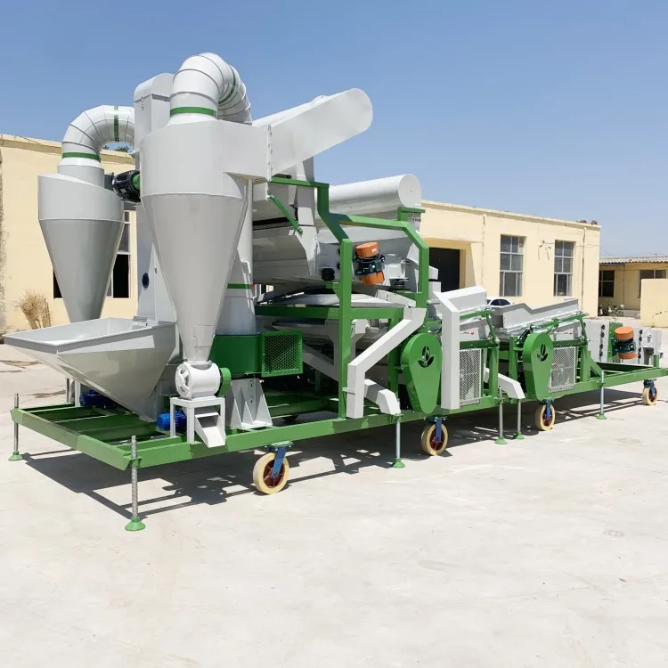 5XFZ-60S Double Specific Gravity Seed Cleaning Machine New Efficient Motor Grain Cleaner Grain Cleaning Grading Machines