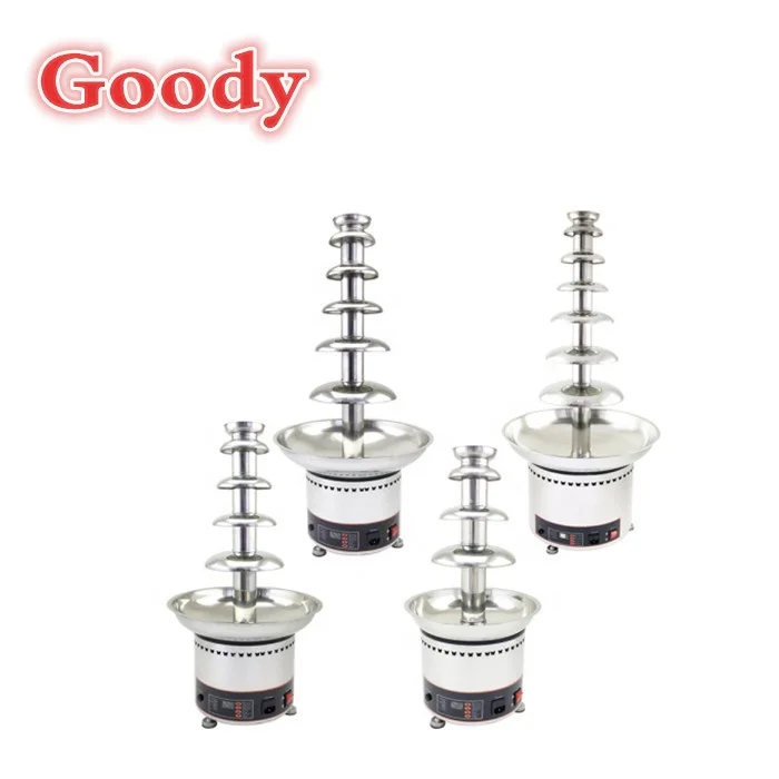 Коммерческая машина для производства шоколадных фонтанов из нержавеющей