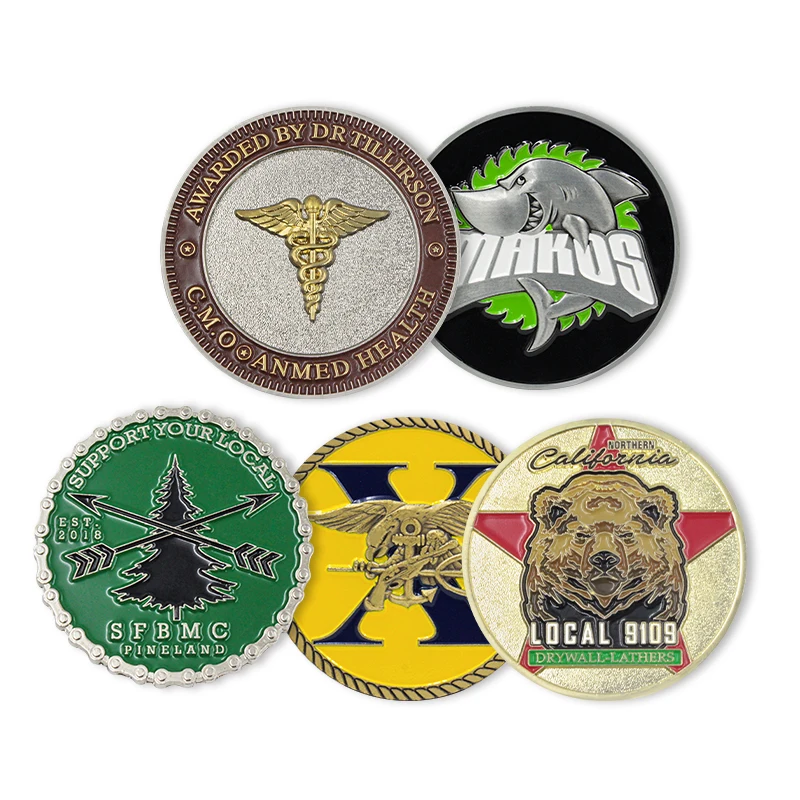 Brass Challenge Coins 3Mm Solid Brass Laser Custom Business Canada Souvenir Commemorative Game Token Masonic Challenge Coin