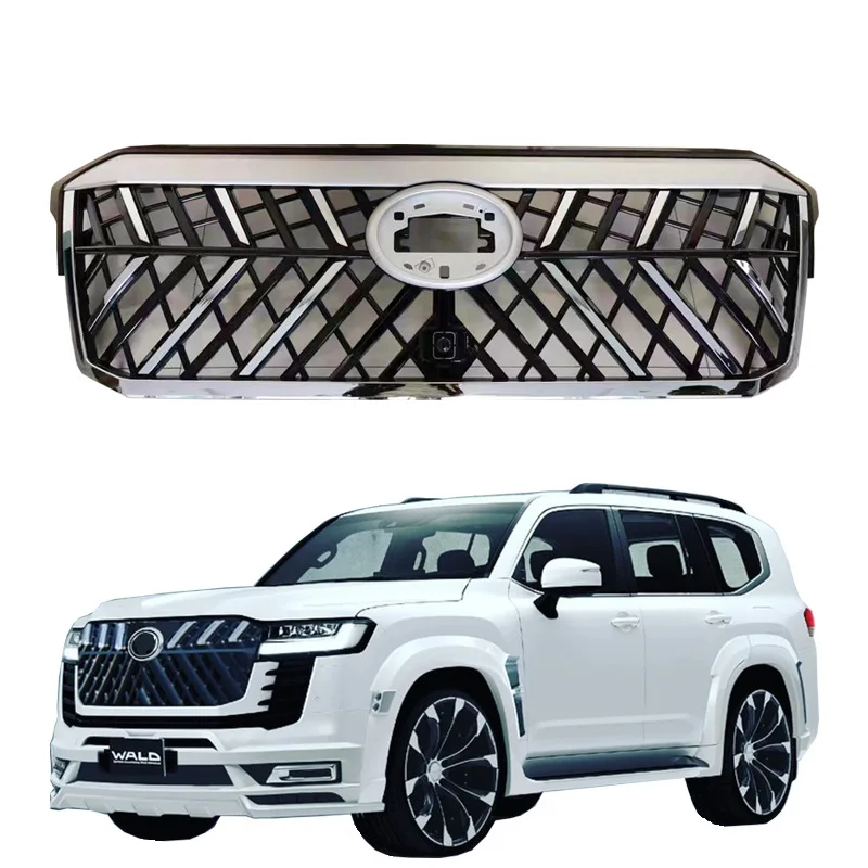 HW LC300 grille TRD sport style front grille facelift for Land cruiser 300 2022 LC300 TRD grille