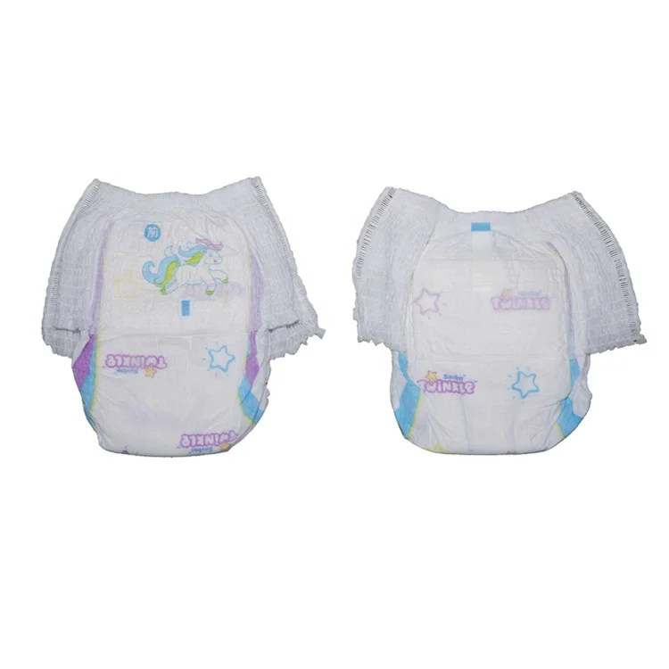 
WINGS Manufacture Pull Up Ecological Adult Pants Couches Jetables Baby Diaper 