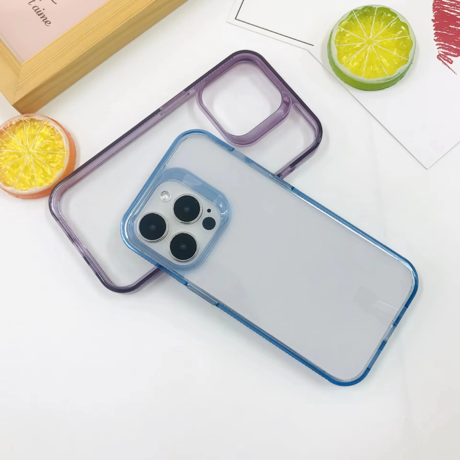 BAILI factory Premium anti-slip shockproof acrylic protective clear rugged mobile phone fundas for TCENO SPARK G02024/Pova6 case