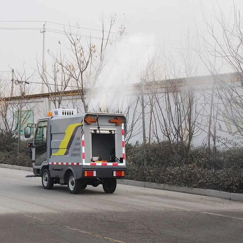 Baiyi-C12 Electric 4-wheel Muti-function Road High-pressure Washing Vehicle Small Street Washer Truck
