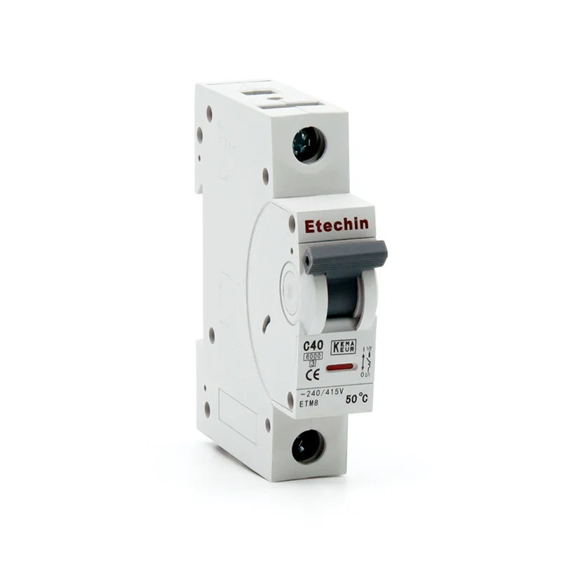 ETM8-M MCB Mini Miniature circuit breaker 6KA Kema 6a 10a 16a 20a overload short AC power safty home high quality Din Rail Mount