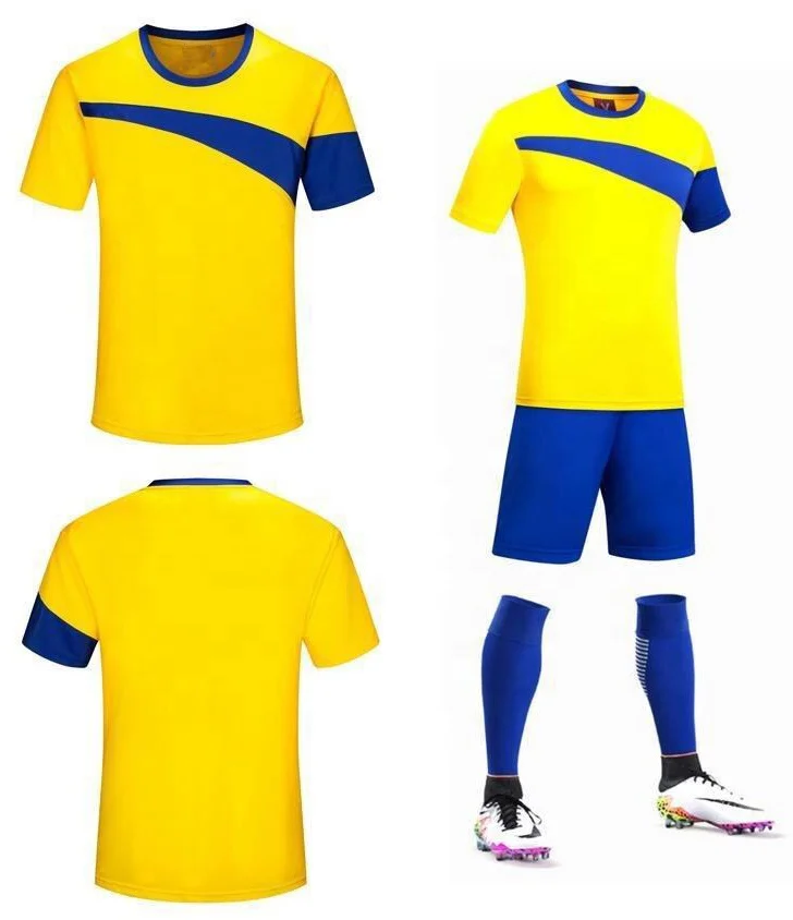 High quality custom soccer jerseys football kit full set 2020 cheap soccer uniform football t-shirt