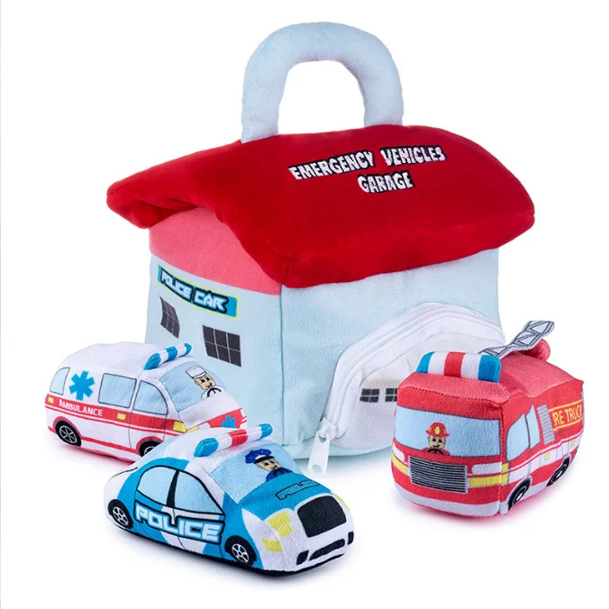 Custom-made set of plush toys creative children's gift car portfolio Easter Basket Dolls