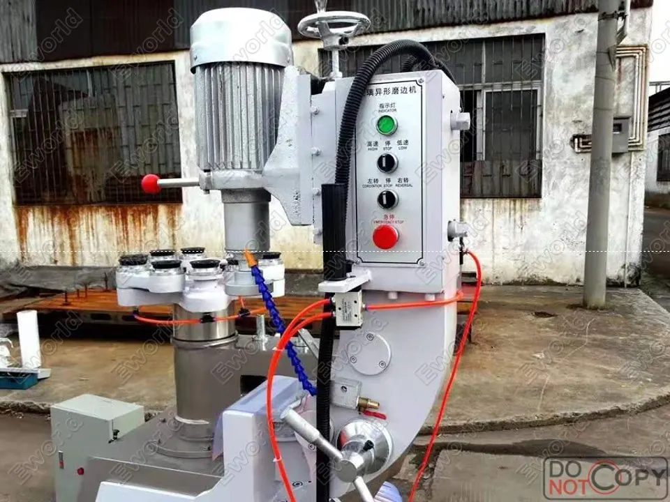 CNC glass beveling ground shape edging machinery glass edging polishing equipment/Glass inner outer shape edging machine