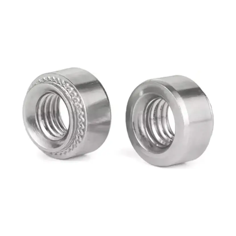 M5-1 Aluminum Fastener M6 round Knurling Galvanized Steel Self-Clinching Nut for Metal Sheet in Stock