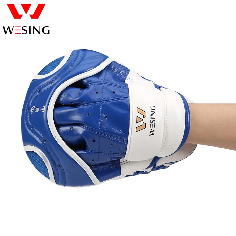 Wesing Custom Focus Pads Boxing Mitts Kids Pu Leather Durable Focus Pads Boxing