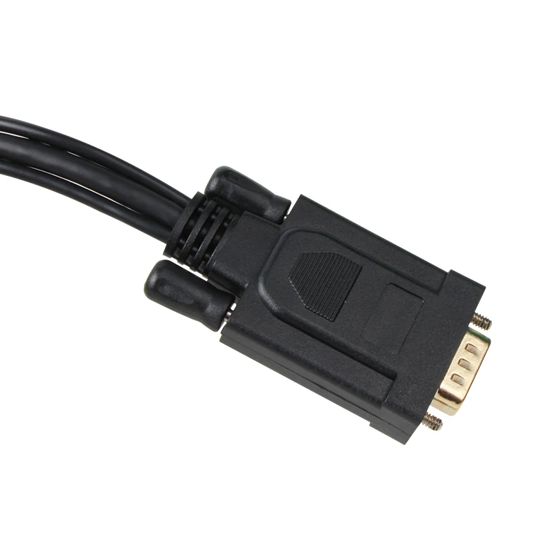 VCOM 1.8m HDMI to VGA Adapter Audio Video Cable FHD 1080P Male to Male Converter Cable Computer HDTV Monitor Audio Video Cord