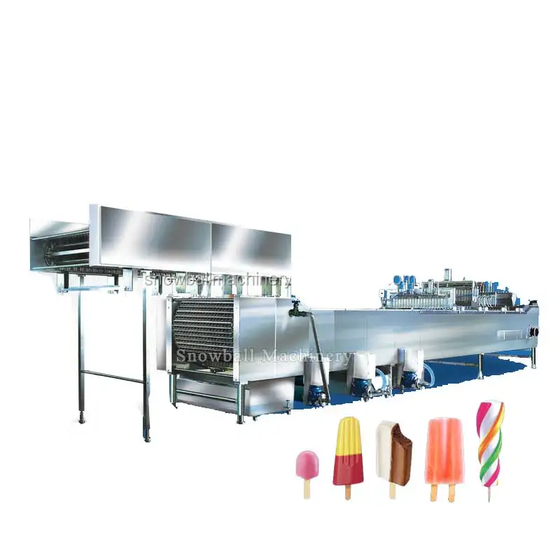 Paletera lineal para la proudccion de Helados Fabricadora paleta moldeada helados