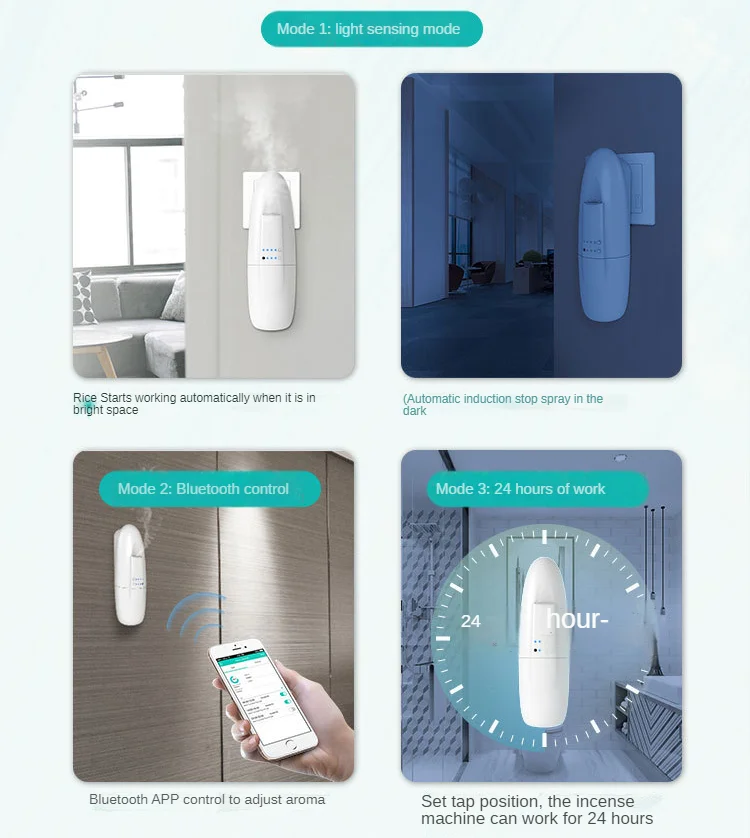 Air Diffus the New Essential Oil 100ml Aromatherapy Aroma Diffuser Sleep Sound Machine Electrical Diffuser Electric