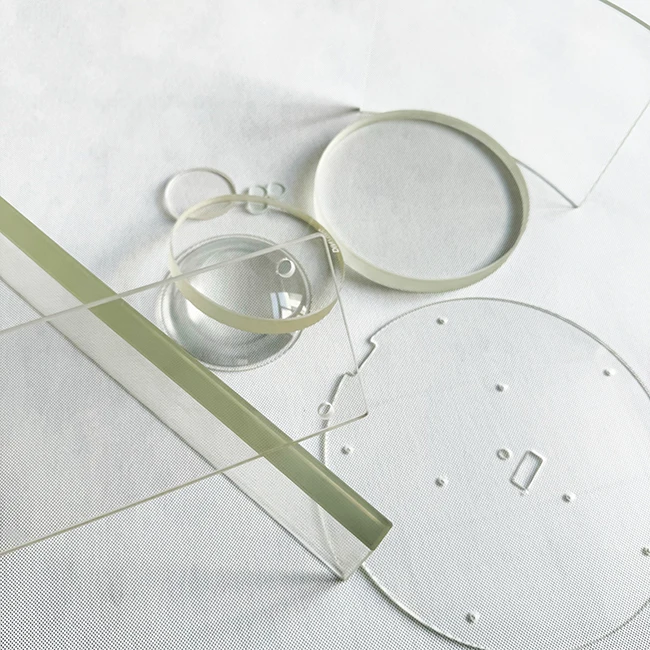 Wholesale Heat Proof  Round Borosilicate Glass  Glass  Disc Sheet Plate  for Industry Furnace Port View Door