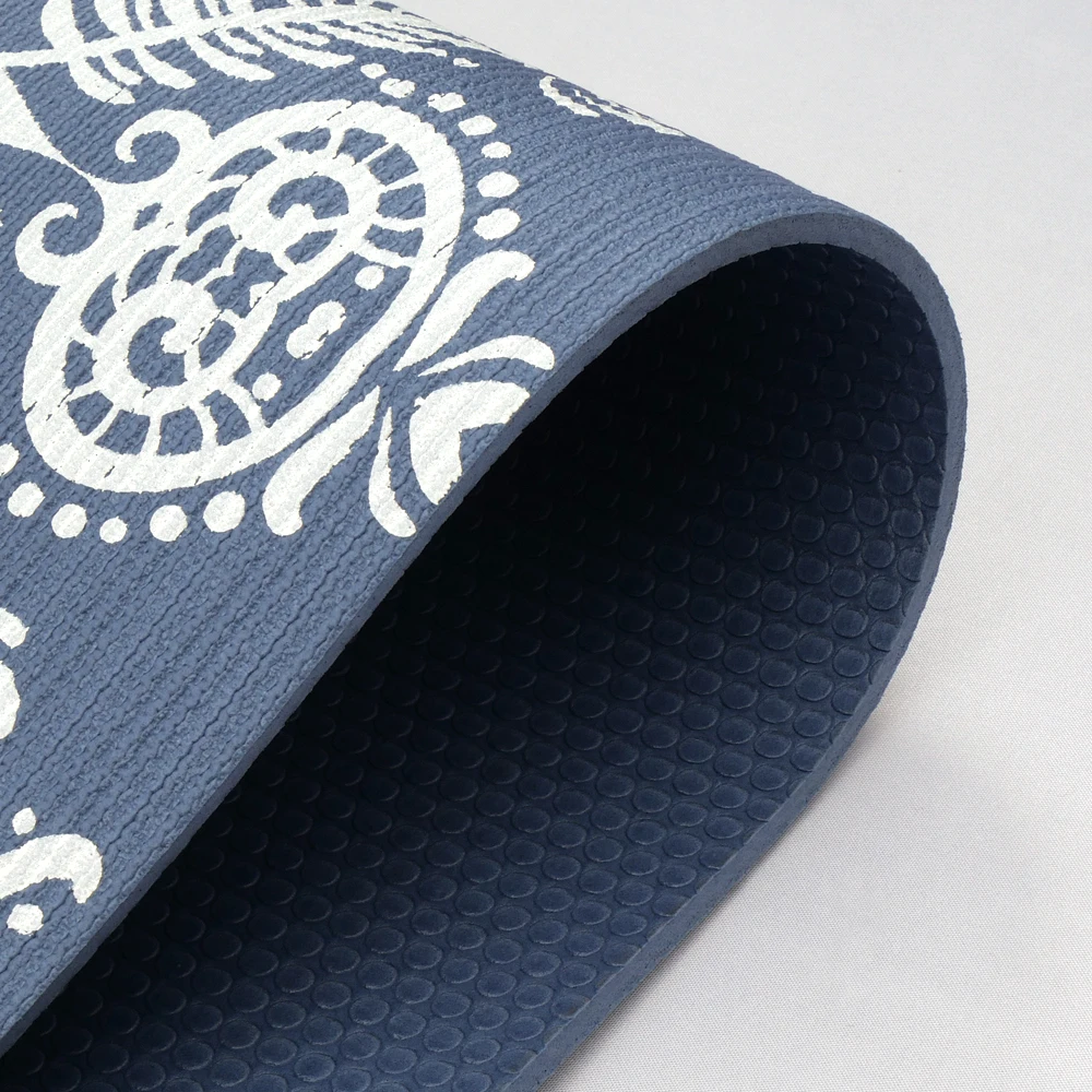 Free Sample Custom Brand Logo Pattern Waterproof GYM Workout Mat Non-Slip Rubber Base ECO-Friendly Pilates Mat TPE Yoga Mat