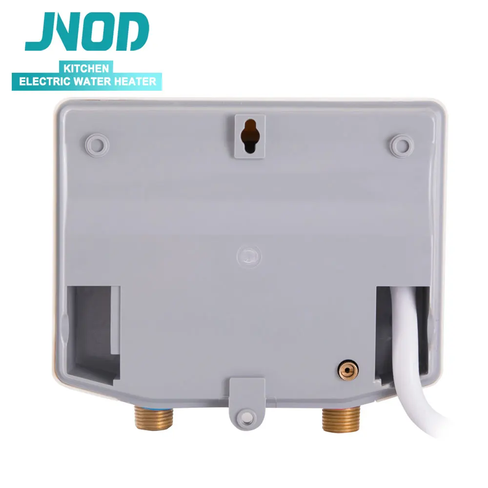JNOD Kitchen Bathroom Mini Electric Instant Electric Hot Water Heater Tankless for Shower