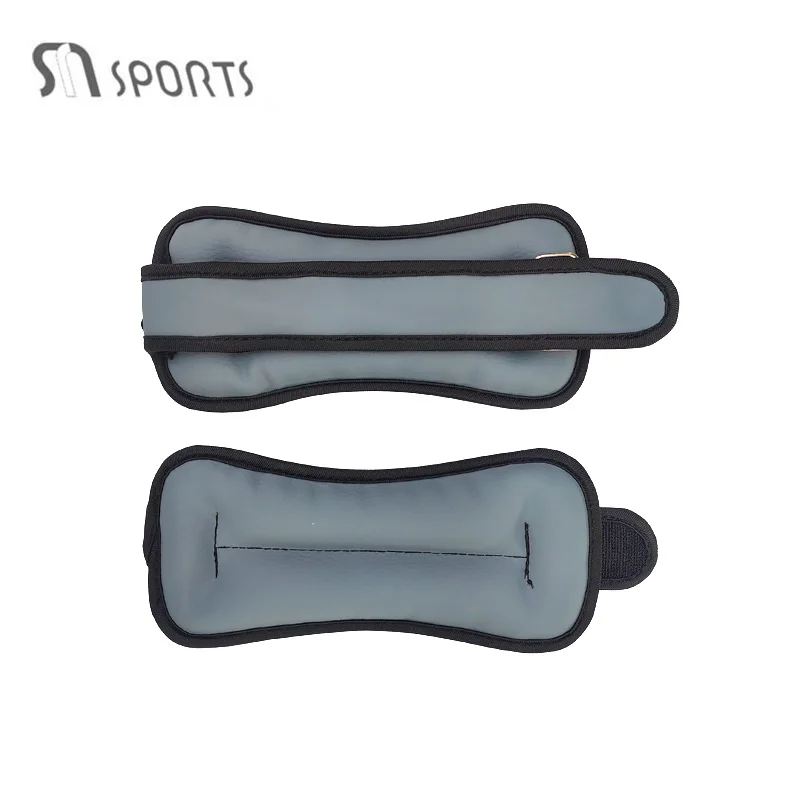 Wholesale Sports Gym Exercise Soft Weight Arm Legs Strength Training Pu Leather Ankle Weight Iron Sand