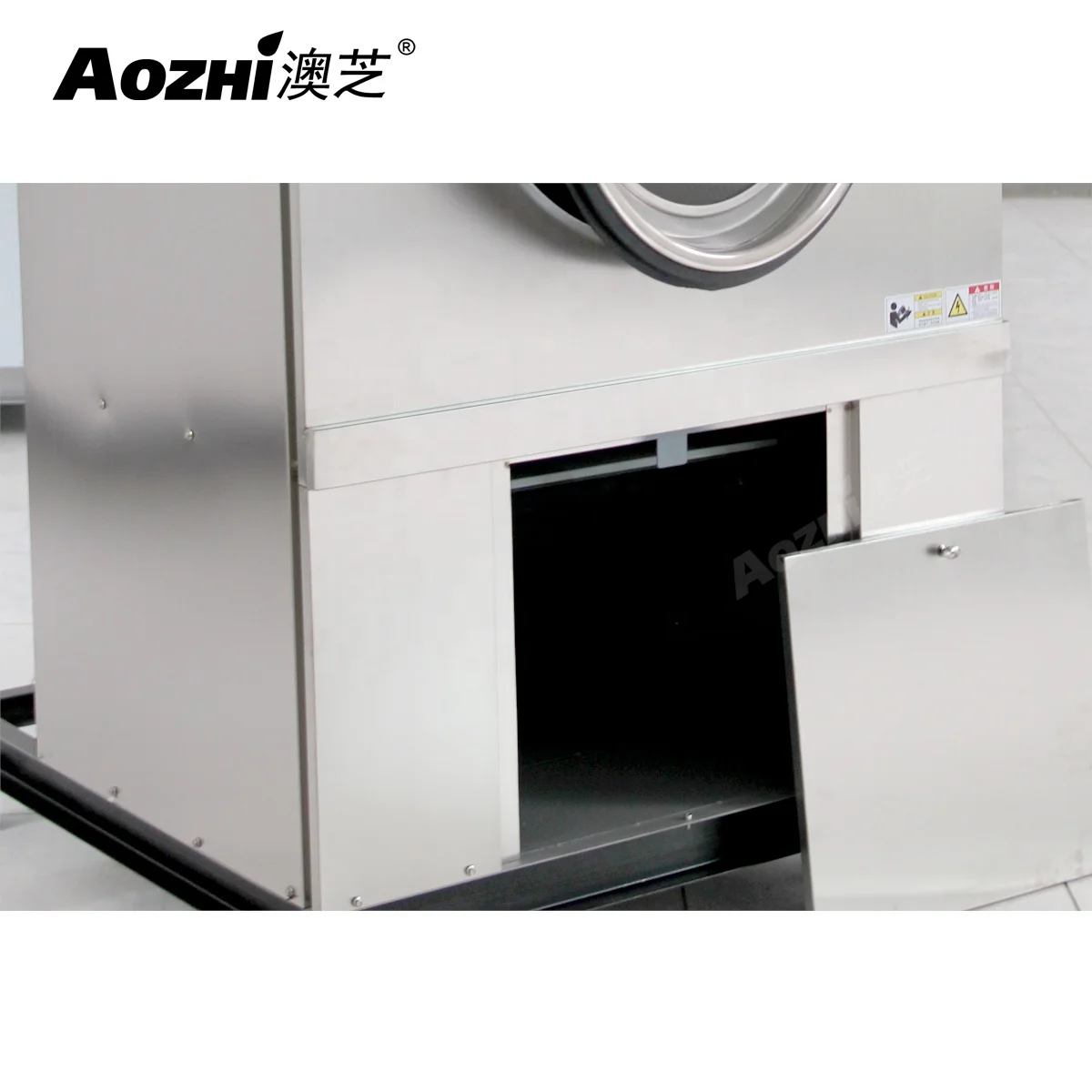 AOZHI 25 кг газовая машина для сушки одежды из нержавеющей стали сушилка коммерческого прачечного