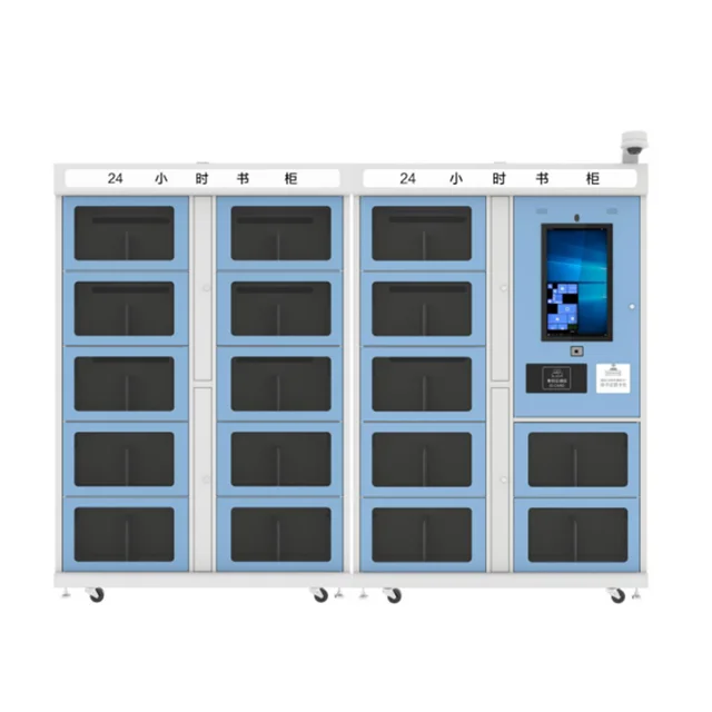 Automatic 24 Hours Intelligent RFID Bookshelf Self-help Smart Bookcase